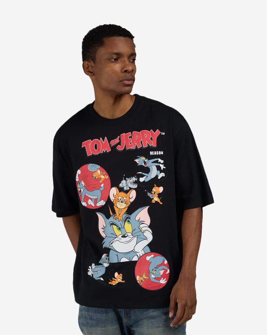 Tom and Jerry Face Tee