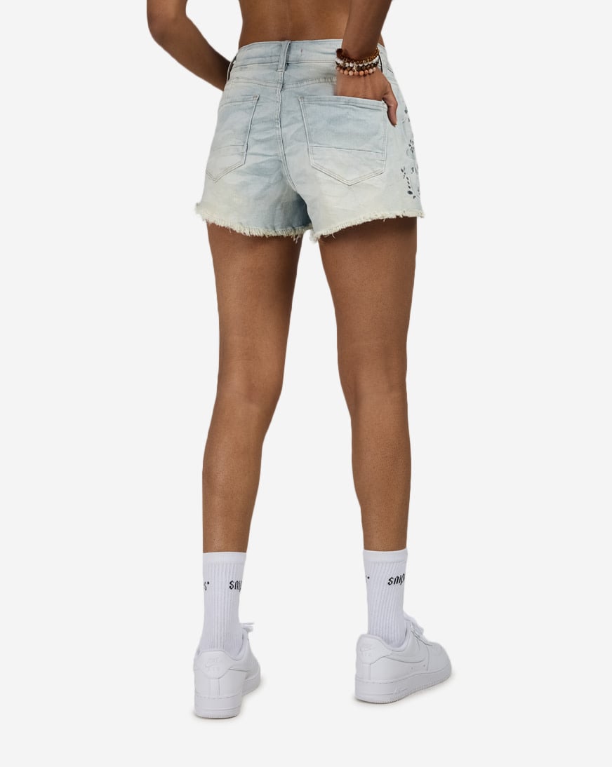 Rhinestone Bermuda Shorts