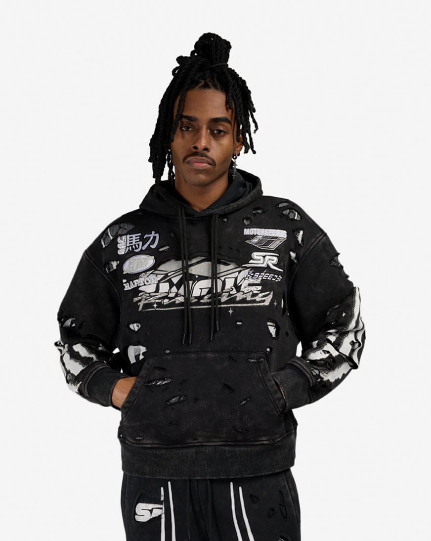Racing Double Layer Hoodie
