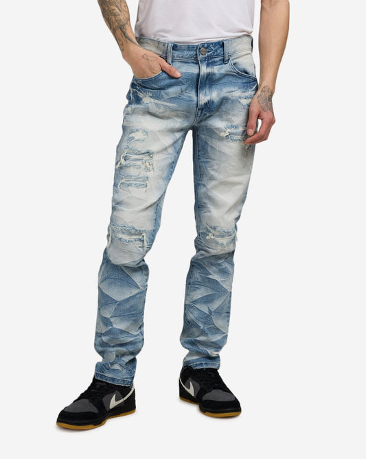 Vintage Wash 5-Pocket Basic Jeans