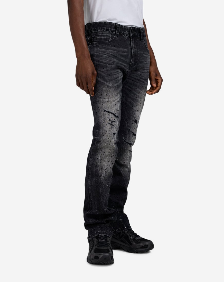 Ombre Rhinestone Jeans