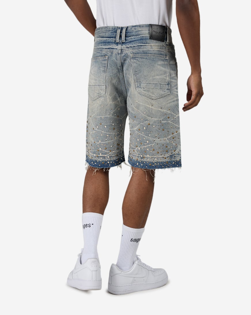 Smiley Doodle Denim Short