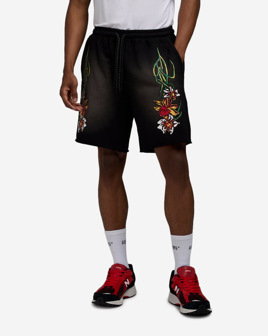 Printed Terry Shorts