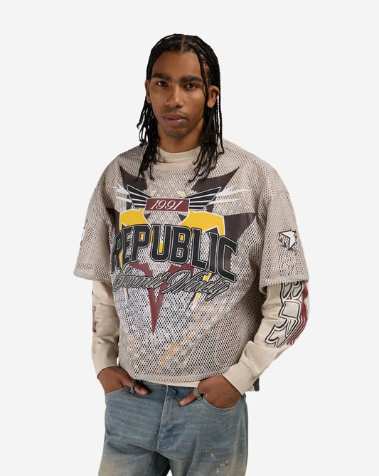 Republic Mesh 2-FER Long Sleeve Tee
