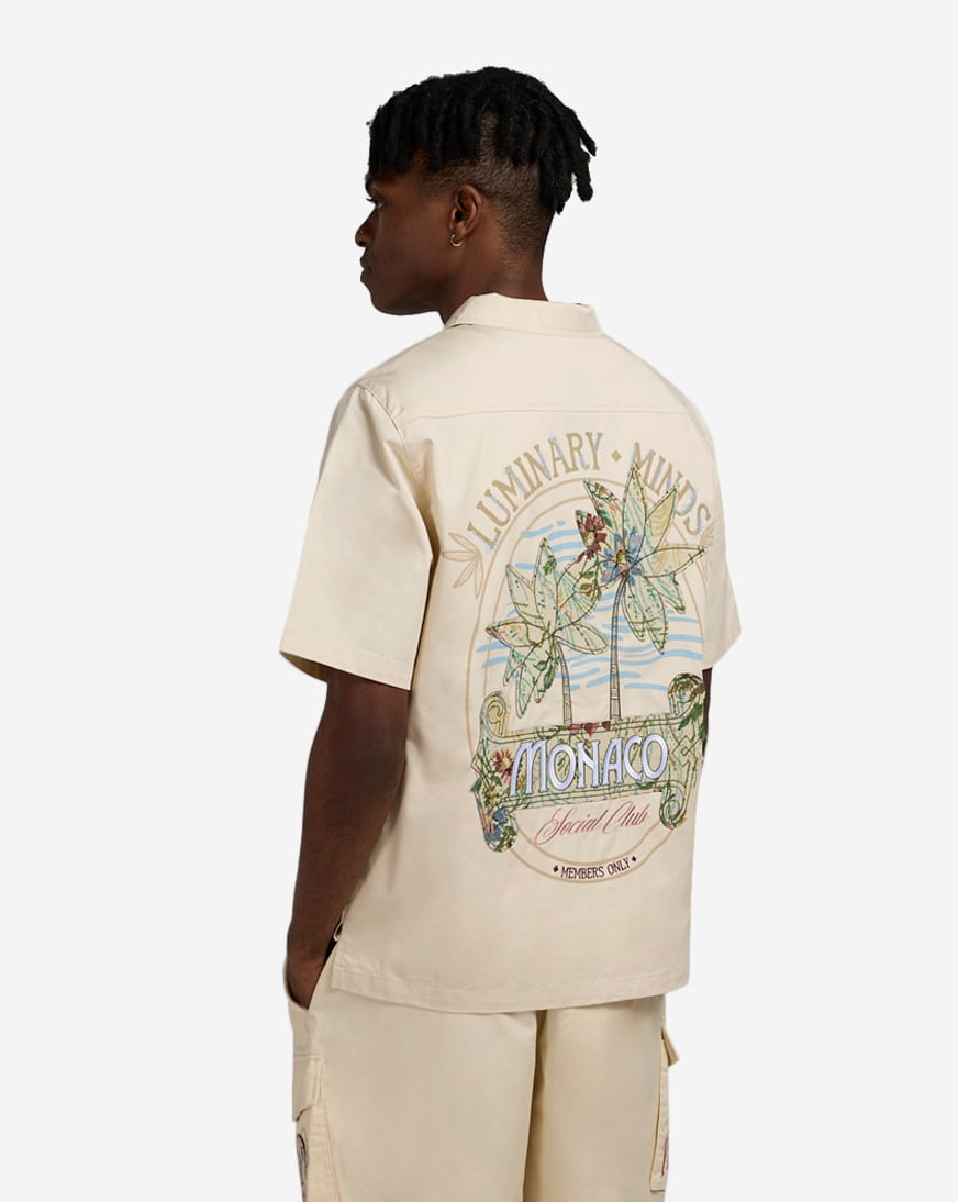 Tapestry Woven Short Sleeve Shirt