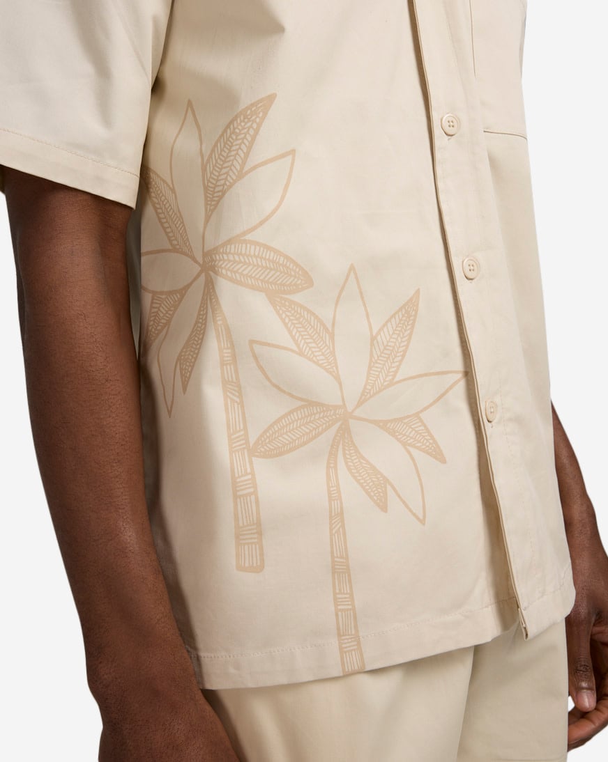Tapestry Woven Short Sleeve Shirt
