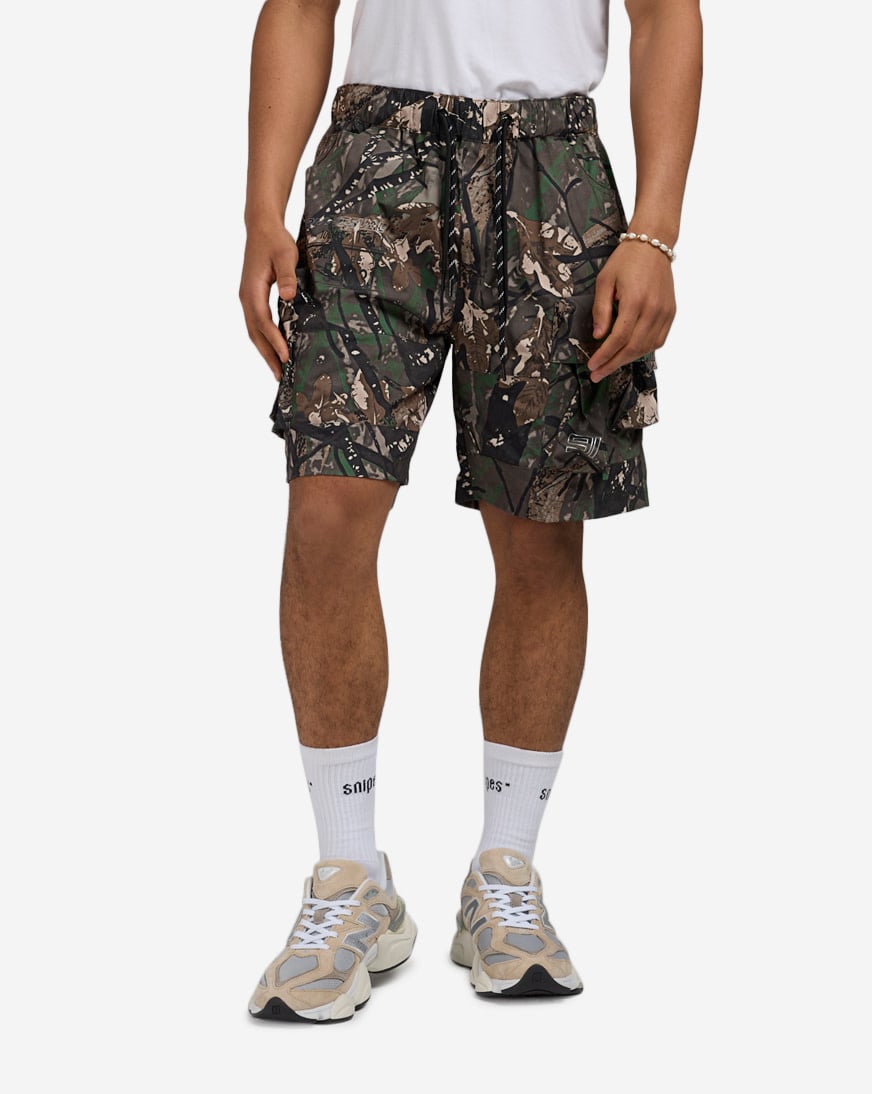Nylon Cargo Shorts