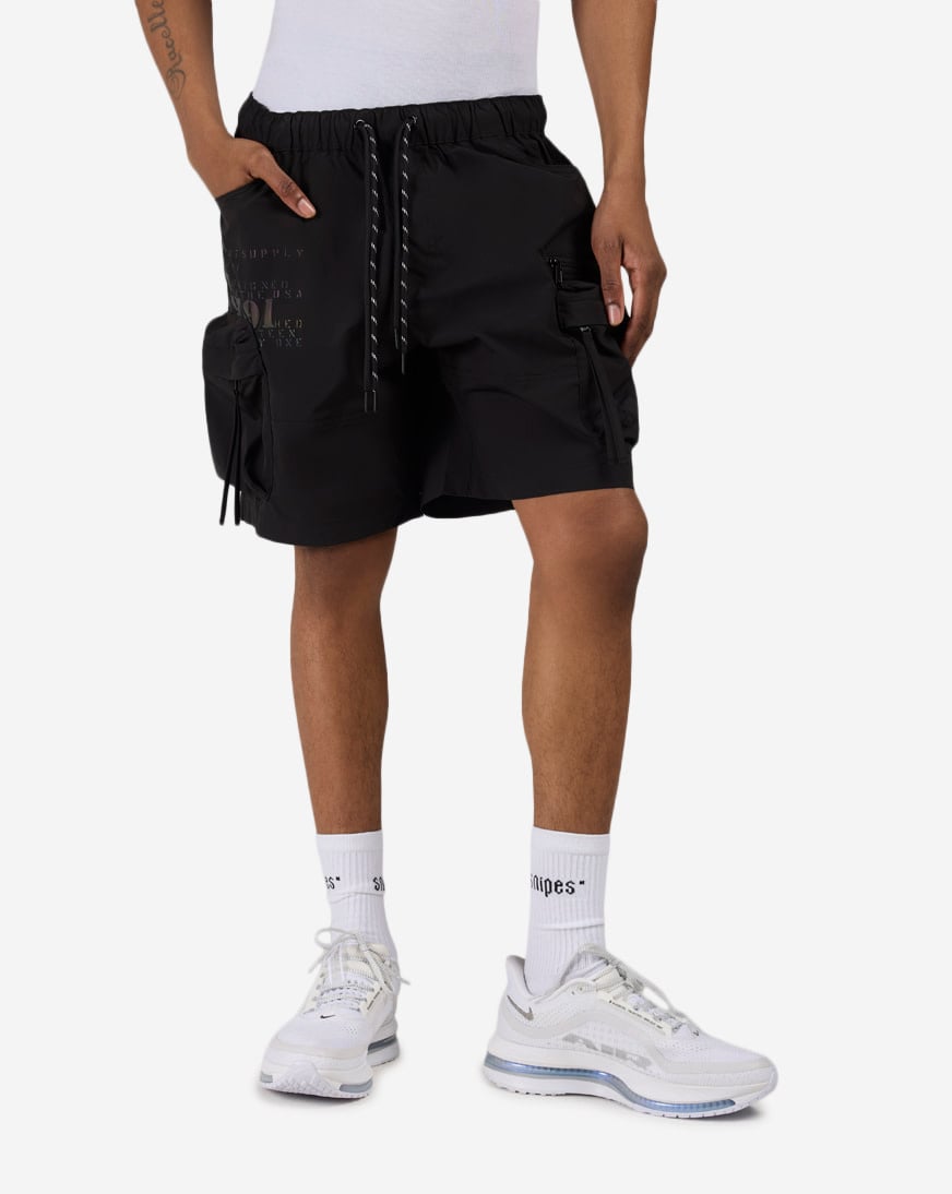 Utility Nylon Shorts