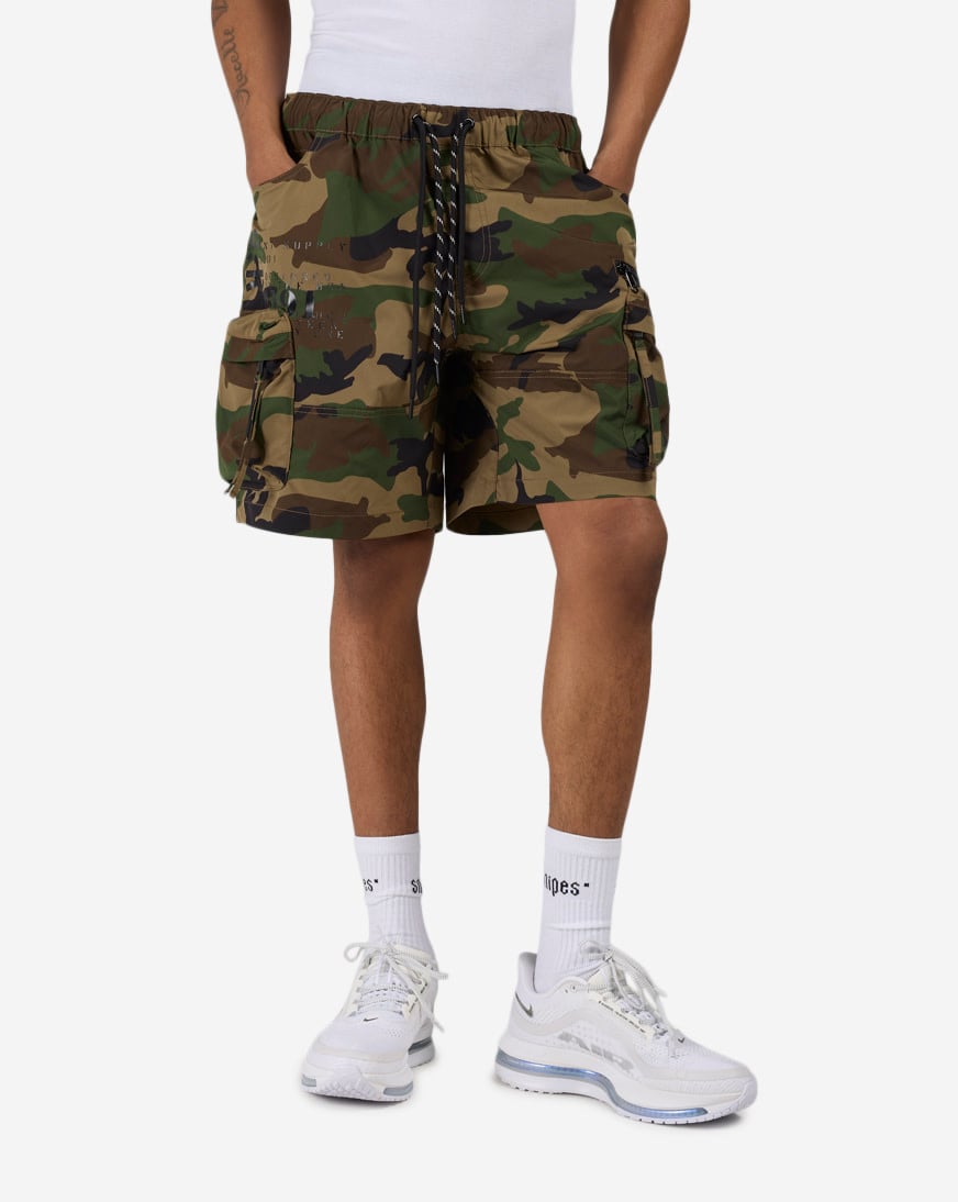 Utility Nylon Shorts