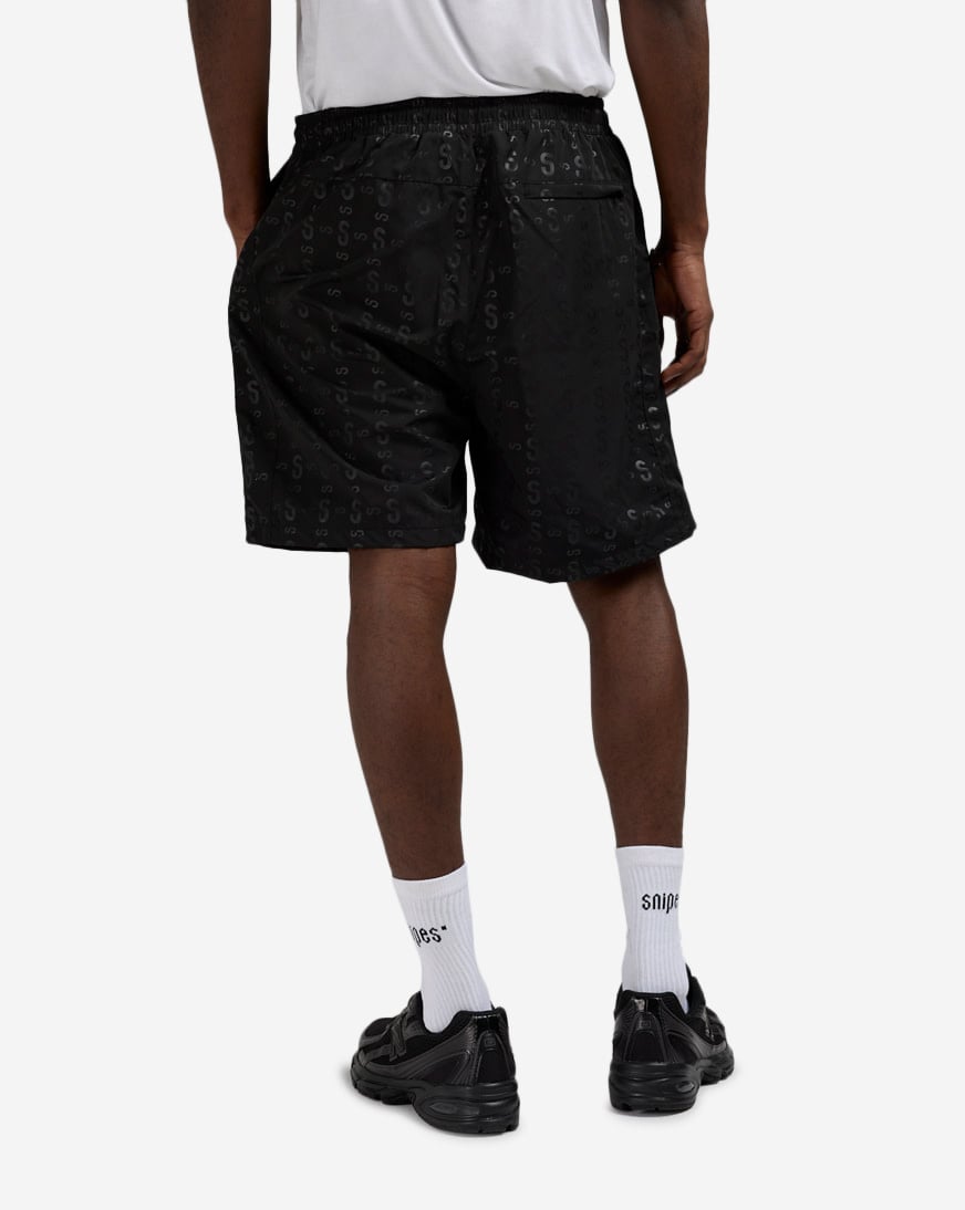 Logo Repeat Nylon Shorts
