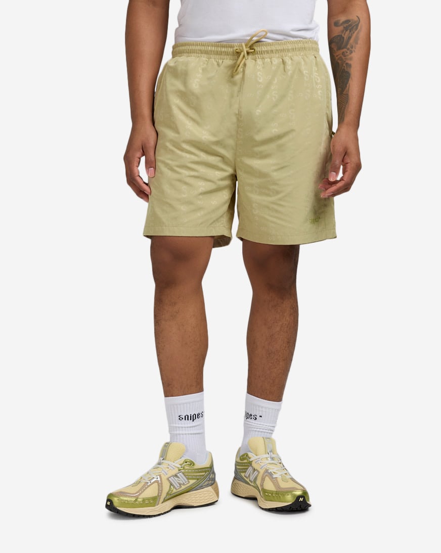 Logo Repeat Nylon Shorts