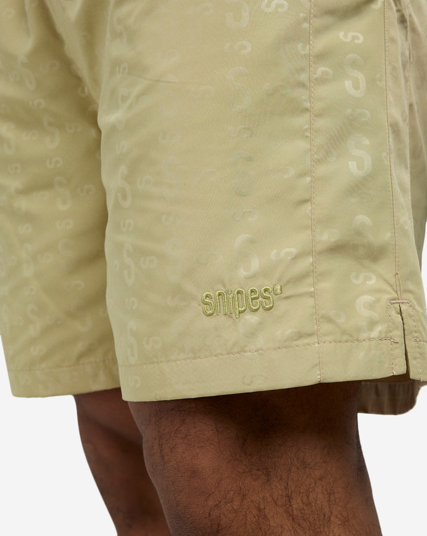 Logo Repeat Nylon Shorts