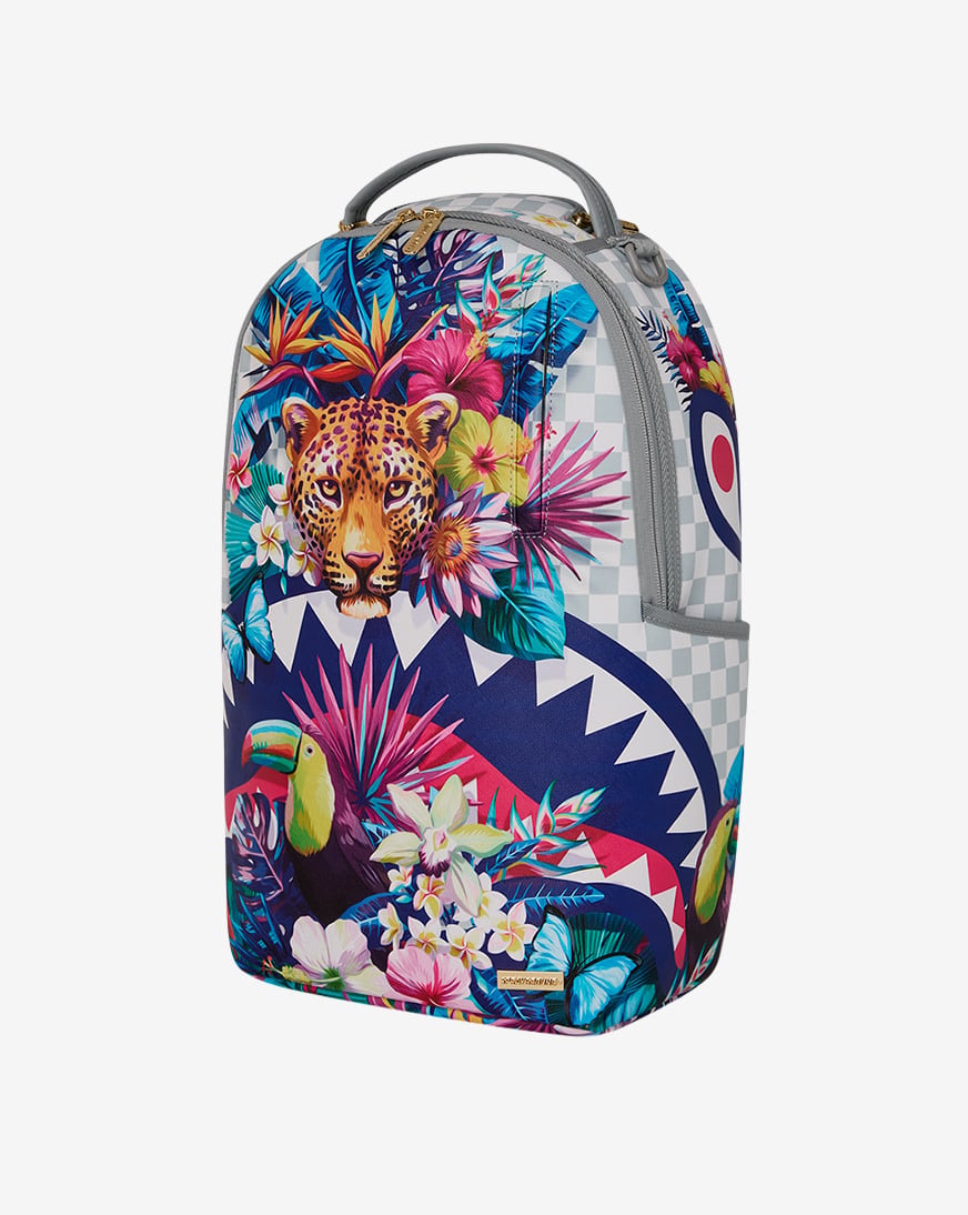 Flowering Jungle Shark Backpack