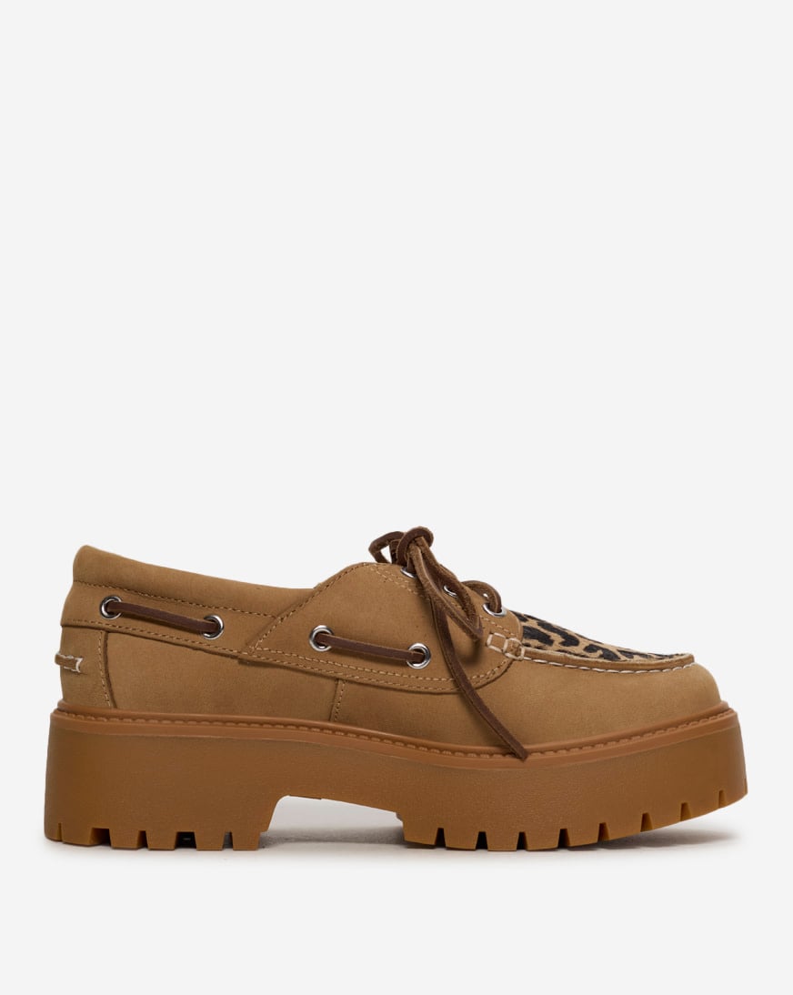 Stone Street Platform Boat Shoe