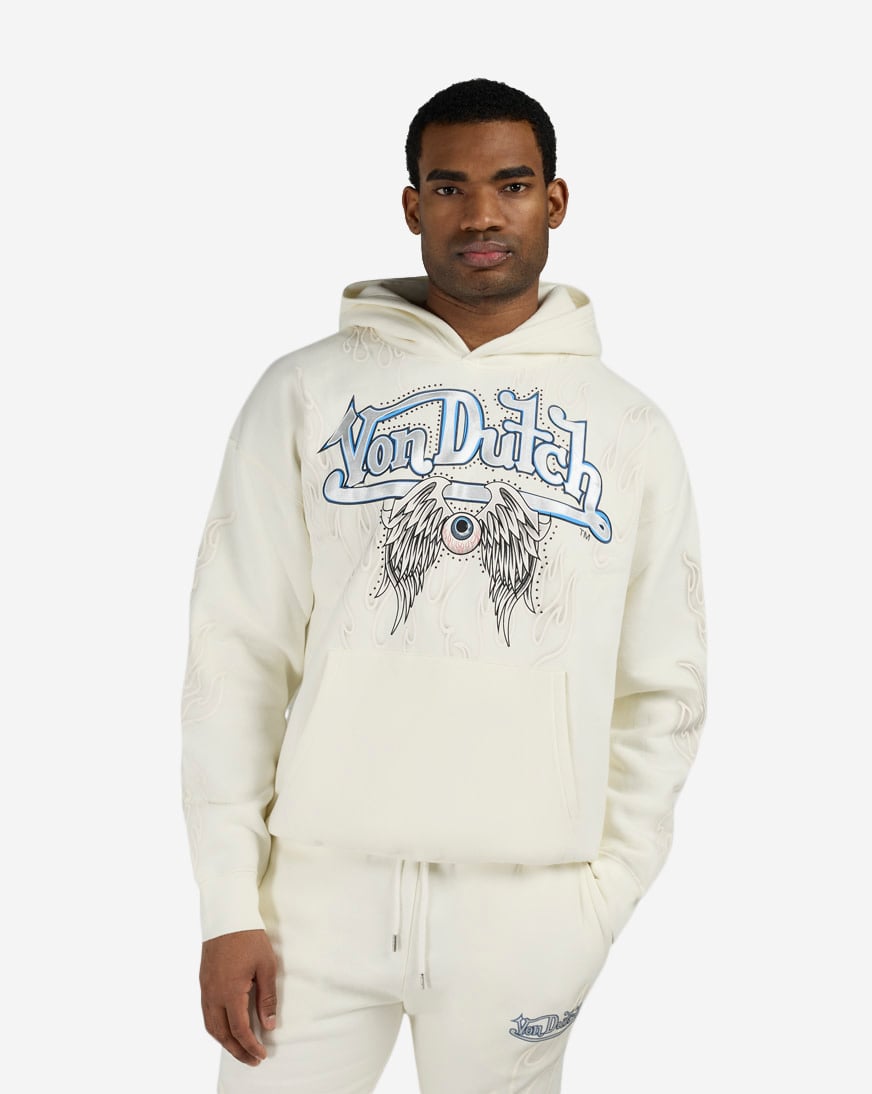 Eye Of Fortune Flame Pullover Hoodie