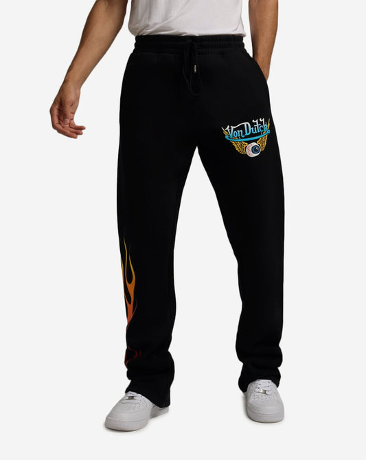 Flames Foil Fleece Pants