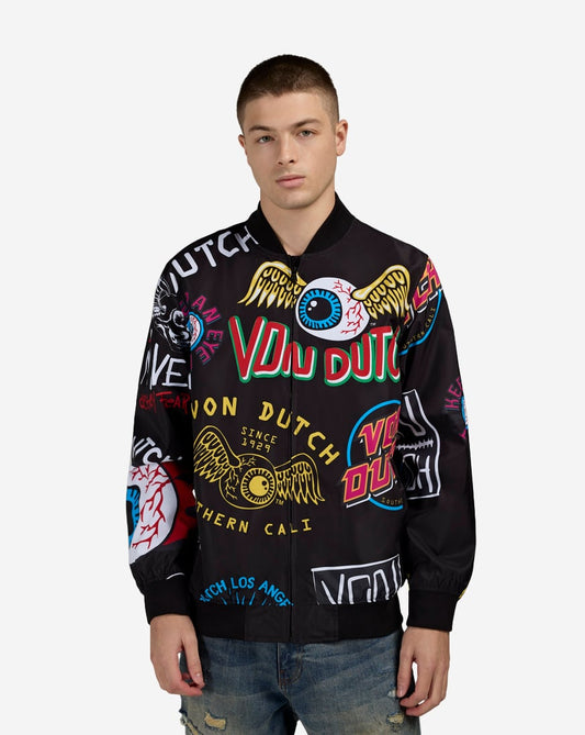 Taslon Allover Print Jacket