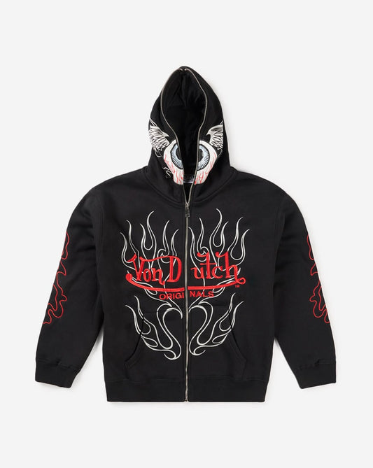 Kids' Eyeball Zip-Up Fleece Hoodie