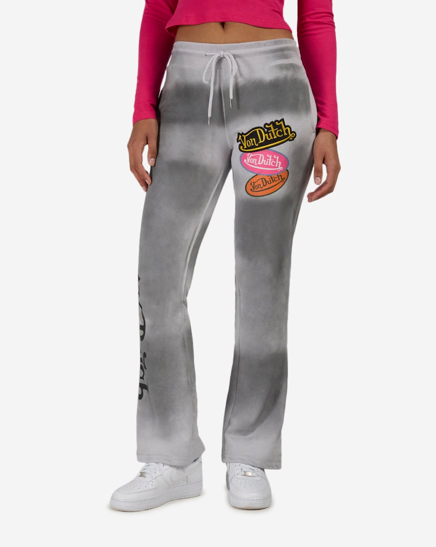 Fleece Patch Wide Leg Pants