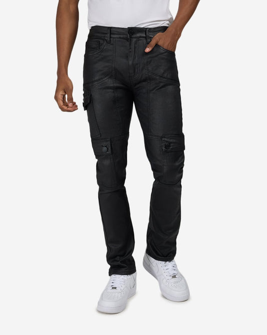 Waxed Cargo Jeans